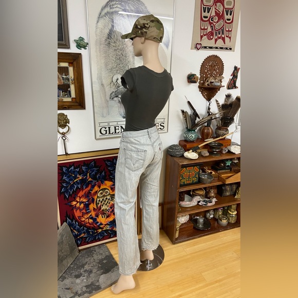 Light Grey Wash 100% Cotton Denim Jeans - Picture 4 of 11